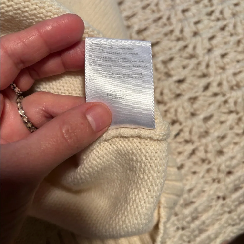 Anine Bing Cream and Black Striped Sweater 80% Wool - Picture 5 of 10